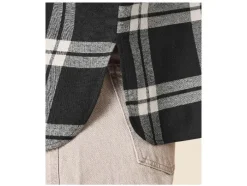 Camisa de franela oversize para mujer