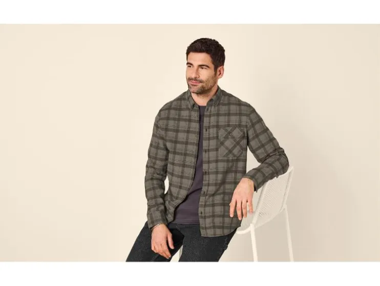 Camisa de franela para hombre