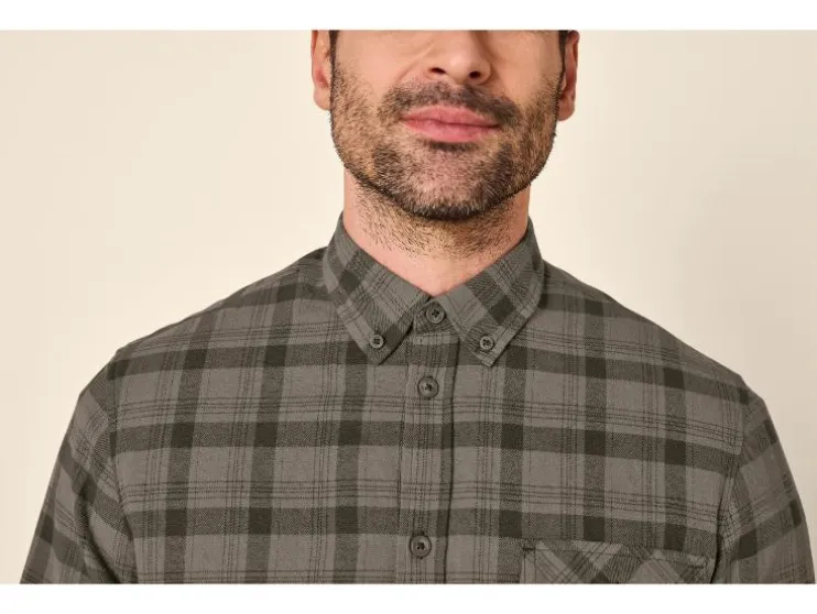 Camisa de franela para hombre