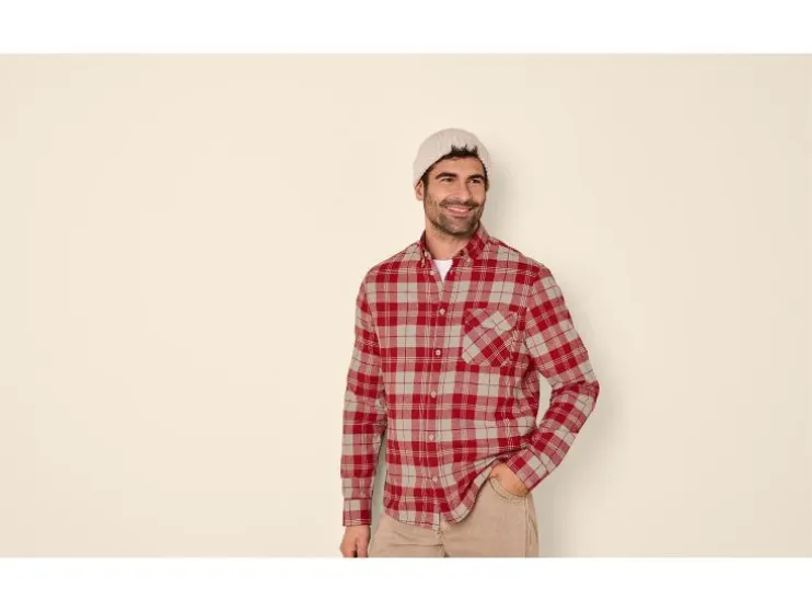 Camisa de franela para hombre