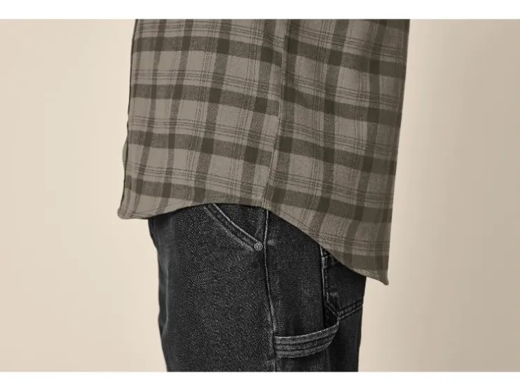 Camisa de franela para hombre