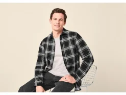 Camisa de franela para hombre