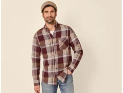 Camisa de franela para hombre