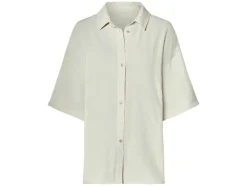Camisa de hombre/mujer, efecto satén.
