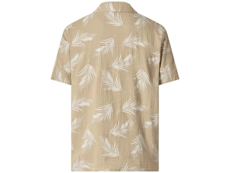 Camisa informal de muselina para hombre