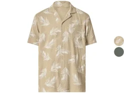 Camisa informal de muselina para hombre