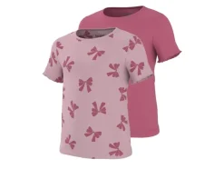 Camiseta de manga corta para niño pequeño, 2 unidades.