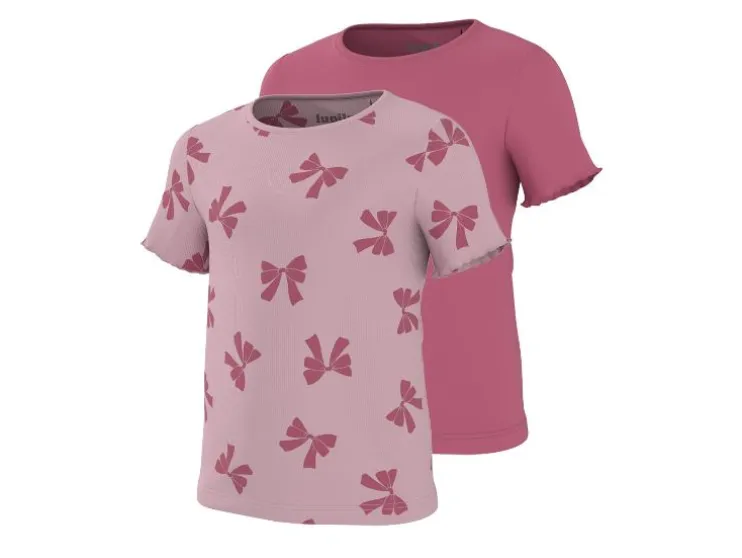 Camiseta de manga corta para niño pequeño, 2 unidades.