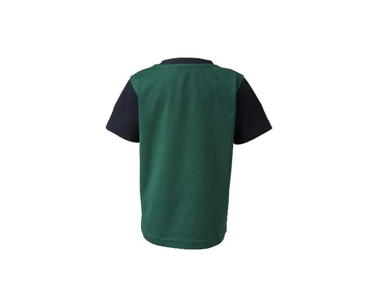Camiseta de manga corta para niño pequeño, 2 unidades.