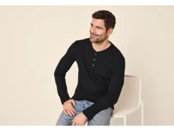 Camiseta de manga larga para hombre