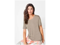 Camiseta de mujer con lino