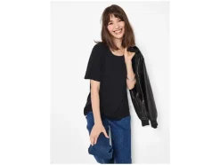 Camiseta de mujer con lino