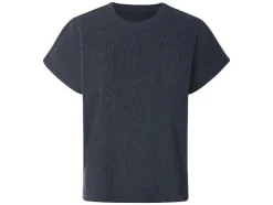 Camiseta de mujer con textura arrugada de moda