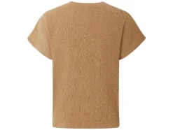 Camiseta de mujer con textura arrugada de moda