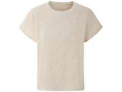 Camiseta de mujer con textura arrugada de moda