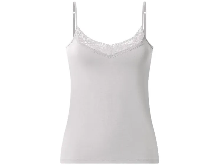 Camiseta de tirantes con encaje para mujer, 3 unidades.