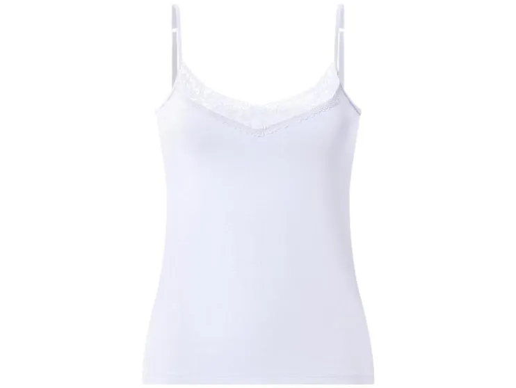Camiseta de tirantes con encaje para mujer, 3 unidades.