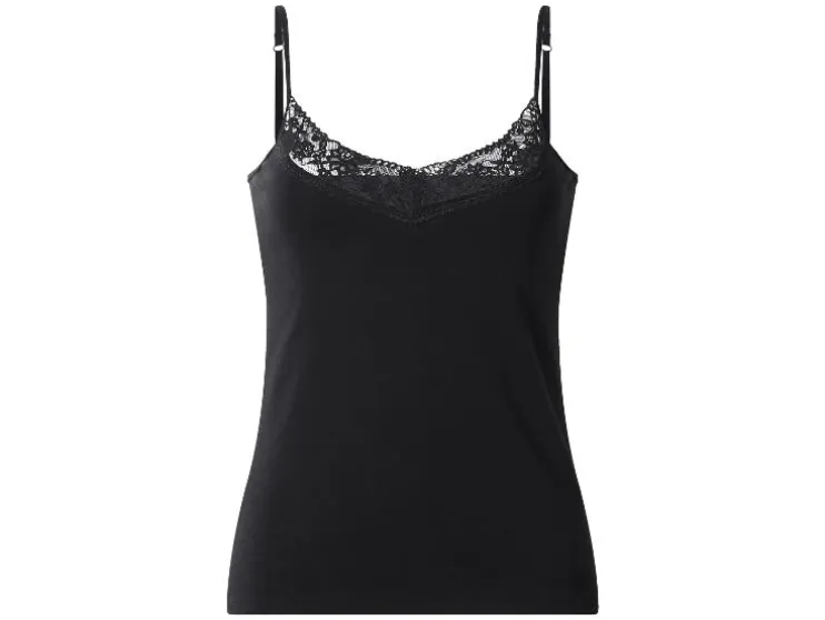Camiseta de tirantes con encaje para mujer, 3 unidades.