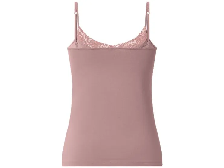Camiseta de tirantes con encaje para mujer, 3 unidades.