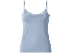 Camiseta de tirantes con encaje para mujer, 3 unidades.