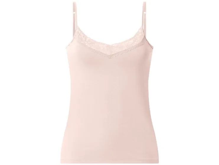 Camiseta de tirantes con encaje para mujer, 3 unidades.