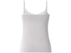 Camiseta de tirantes con encaje para mujer, 3 unidades.
