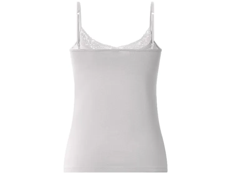 Camiseta de tirantes con encaje para mujer, 3 unidades.