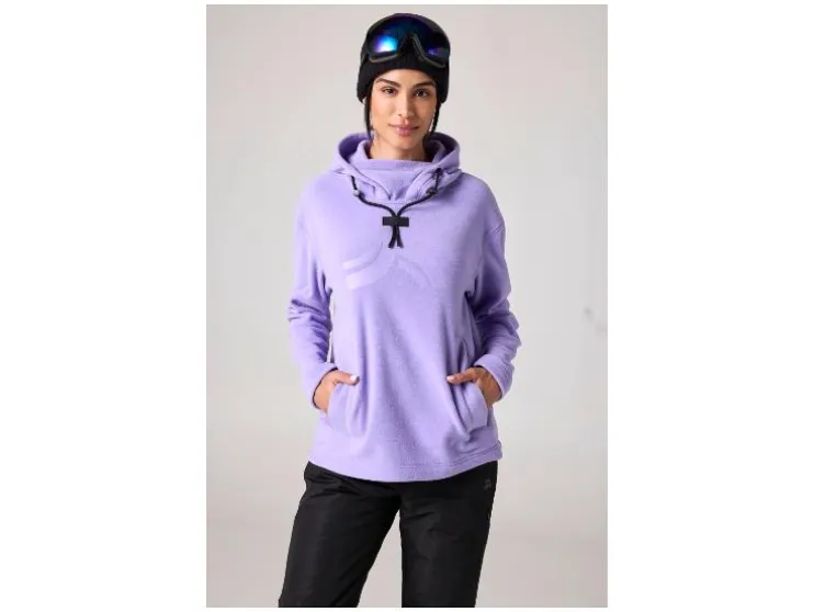 Camiseta funcional de felpa para mujer