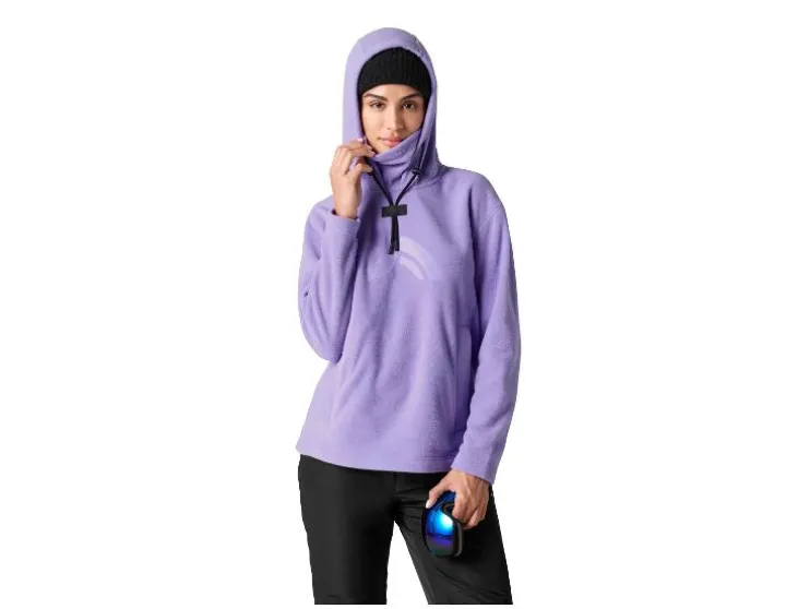 Camiseta funcional de felpa para mujer