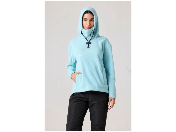 Camiseta funcional de felpa para mujer
