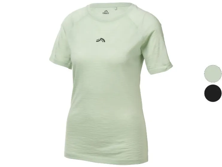 Camiseta funcional de mujer con lana merina.