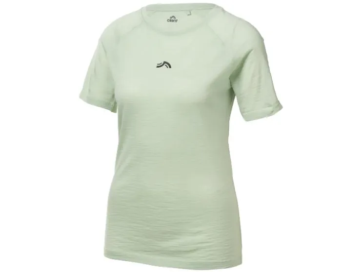 Camiseta funcional de mujer con lana merina.