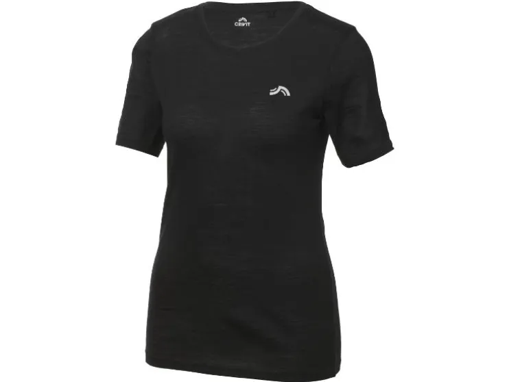 Camiseta funcional de mujer con lana merina.