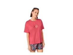 Camiseta funcional de mujer, con hombros caídos.