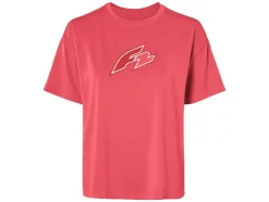Camiseta funcional de mujer, con hombros caídos.