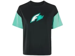 Camiseta funcional de mujer, con hombros caídos.