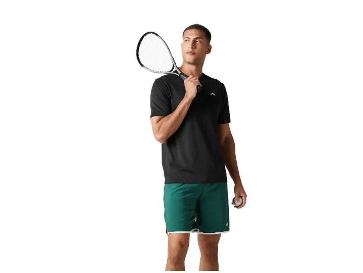Camiseta funcional de piqué para hombre de tenis/pádel.