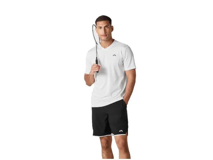 Camiseta funcional de piqué para hombre de tenis/pádel.