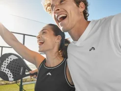 Camiseta funcional de piqué para hombre de tenis/pádel.