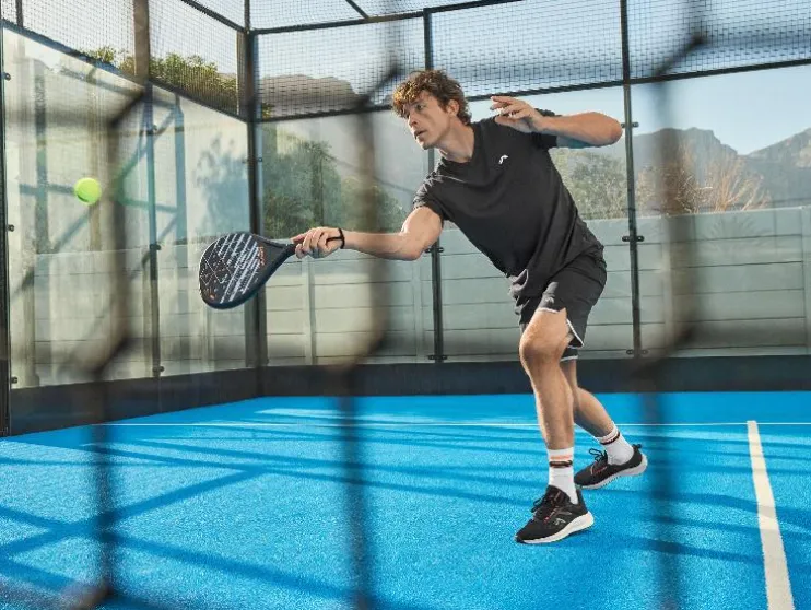 Camiseta funcional de piqué para hombre de tenis/pádel.
