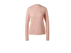 Camiseta funcional de running para mujer, corte atlético.