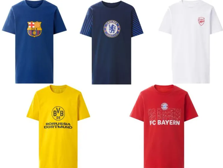 Camiseta infantil de clubes de fútbol