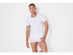 Camiseta interior de canalé para hombre, 3 unidades.