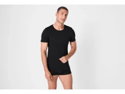 Camiseta interior de canalé para hombre, 3 unidades.