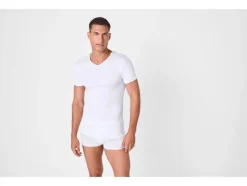Camiseta interior de canalé para hombre, 3 unidades.