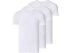 Camiseta interior de canalé para hombre, 3 unidades.