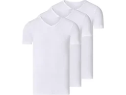 Camiseta interior de canalé para hombre, 3 unidades.