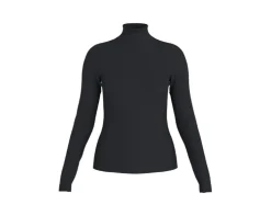 Camisetas de cuello alto acanaladas para mujer pack 2