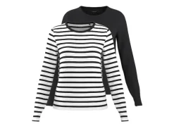 Camisetas de manga larga para mujer, 2 unidades.