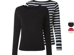 Camisetas de manga larga para mujer, 2 unidades.